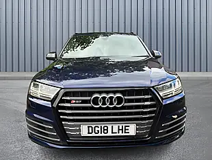 Used 2018 Audi Sq7 Blue - Interior and Exterior details 2