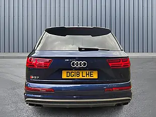 Used 2018 Audi Sq7 Blue - Interior and Exterior details 5