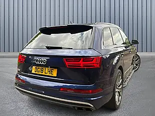 Used 2018 Audi Sq7 Blue - Interior and Exterior details 6