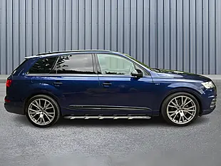 Used 2018 Audi Sq7 Blue - Interior and Exterior details 7