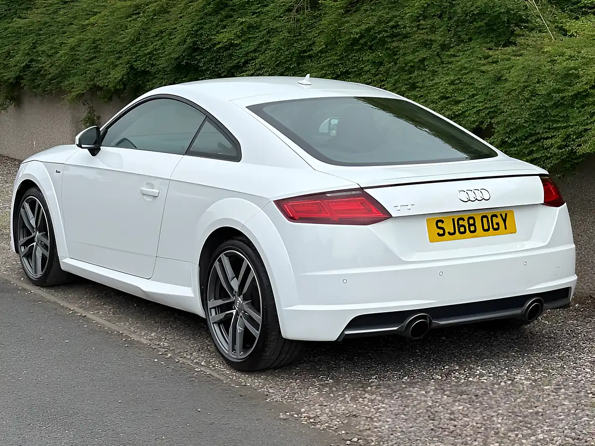 Used 2018 Audi Tt S Line White - Interior and Exterior details 5
