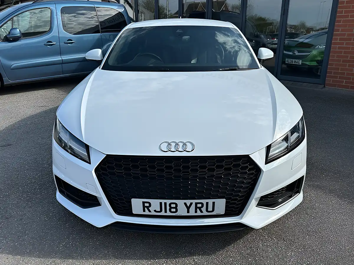 Used 2018 Audi Tt S Line White - Interior and Exterior details 2