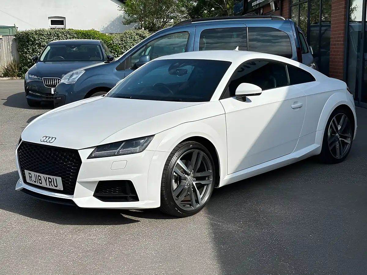 Used 2018 Audi Tt S Line White - Interior and Exterior details 3