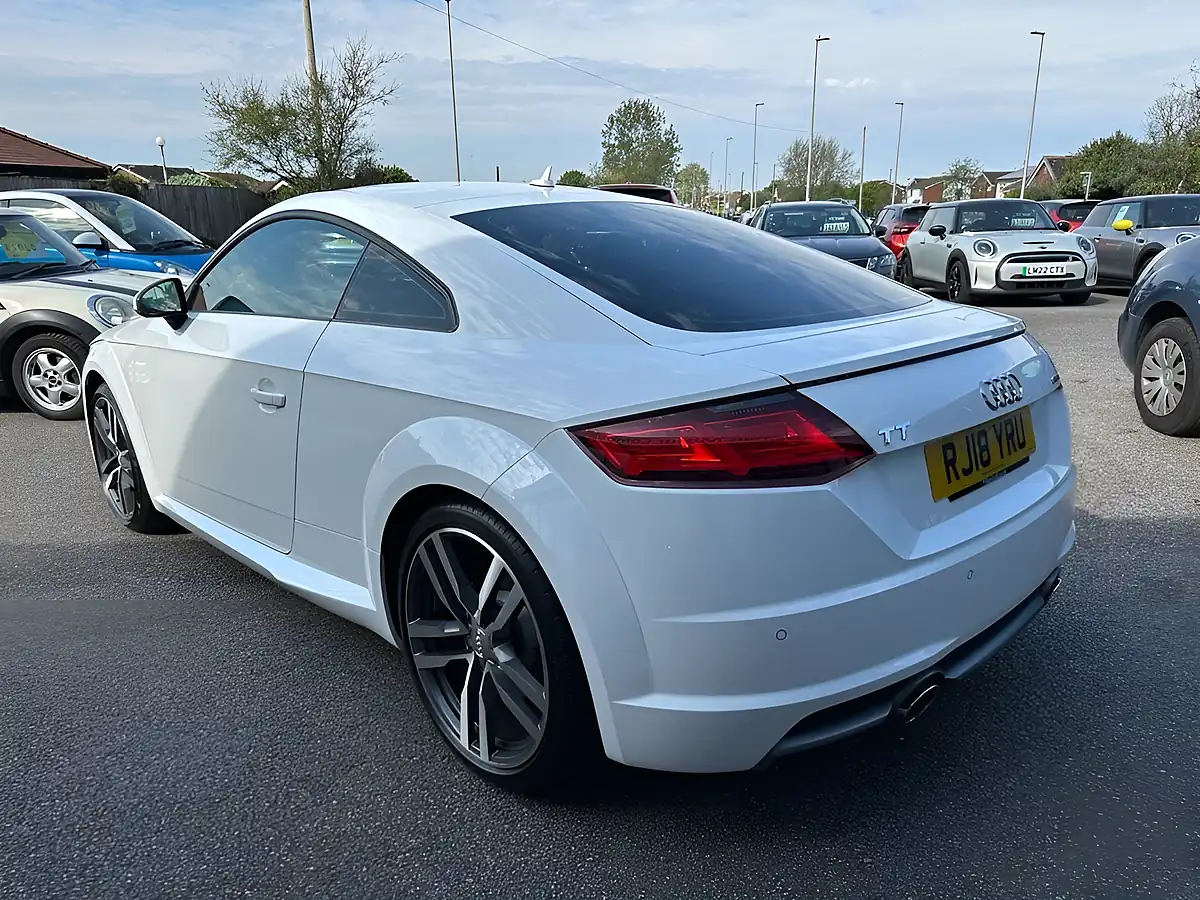 Used 2018 Audi Tt S Line White - Interior and Exterior details 5