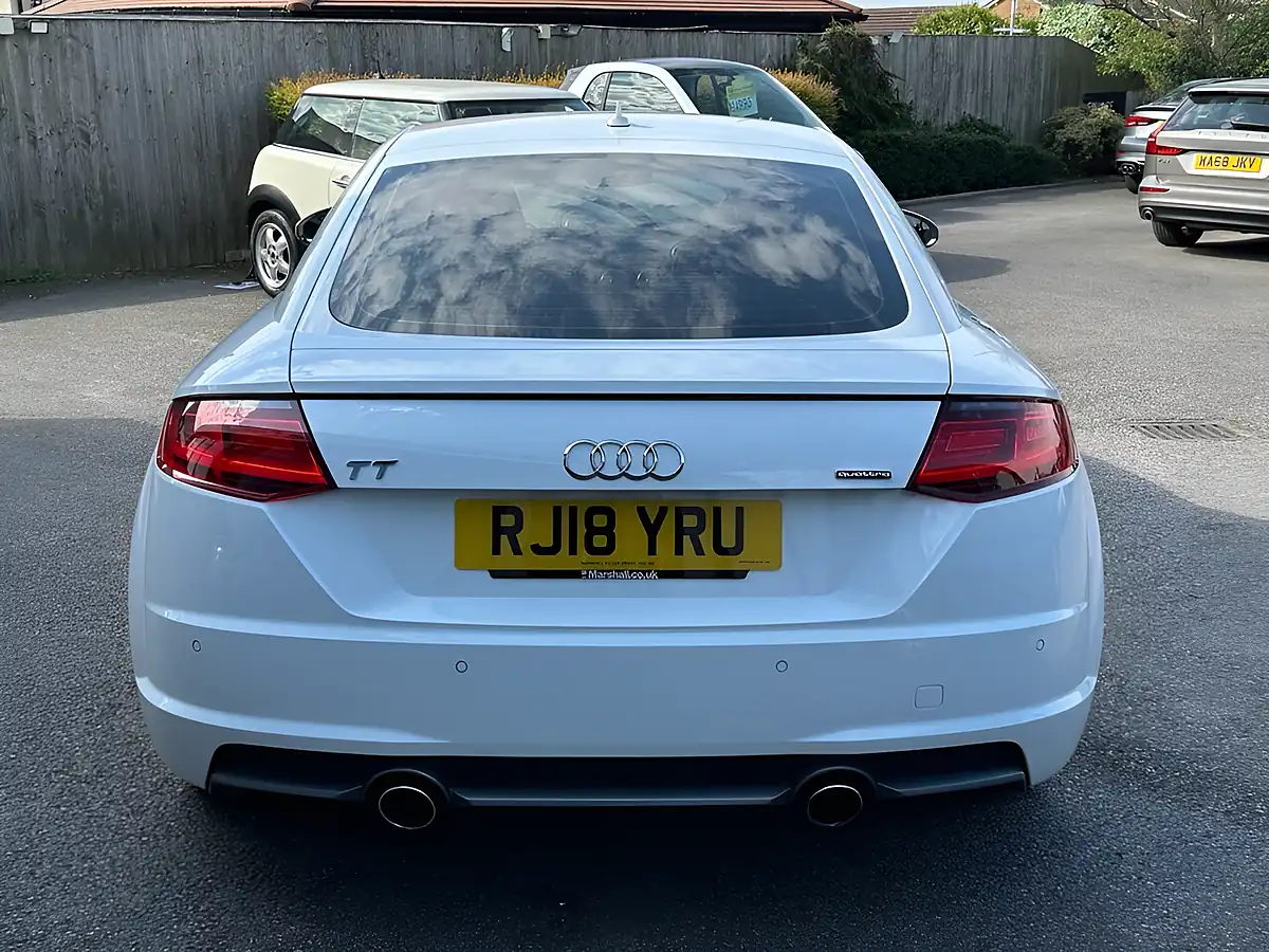 Used 2018 Audi Tt S Line White - Interior and Exterior details 6