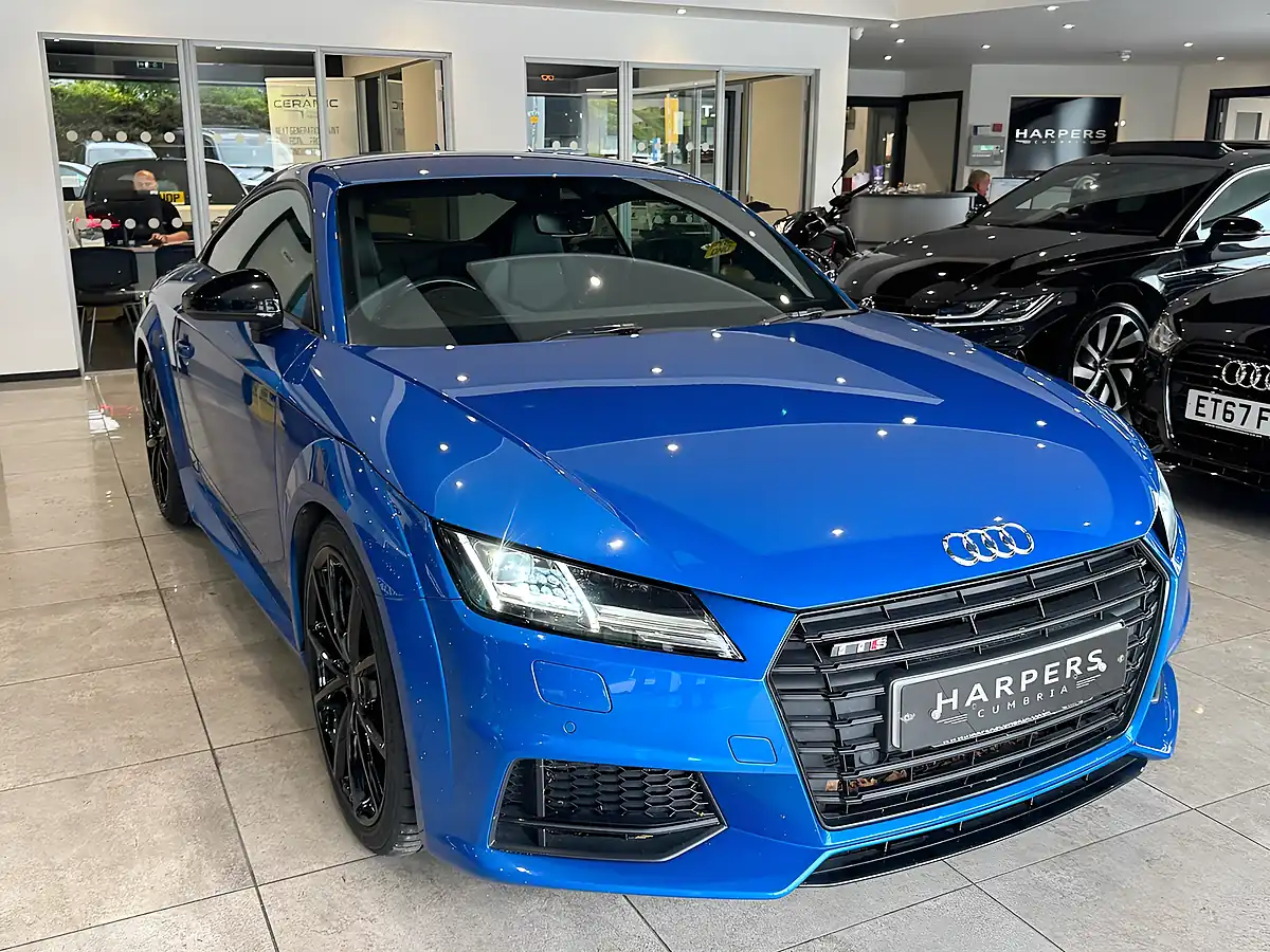 Used 2018 Audi Tts Black Edition Blue - Interior and Exterior details 10