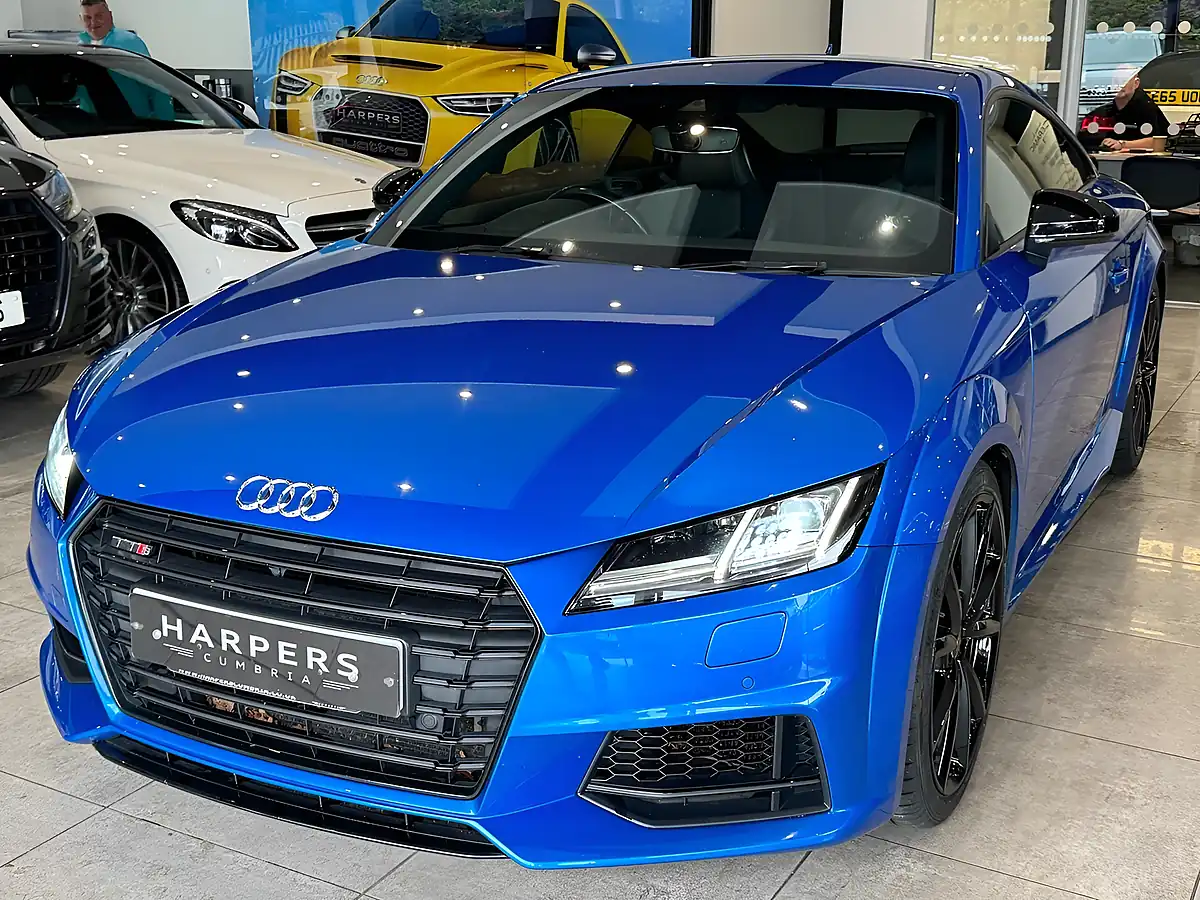 Used 2018 Audi Tts Black Edition Blue - Interior and Exterior details 11