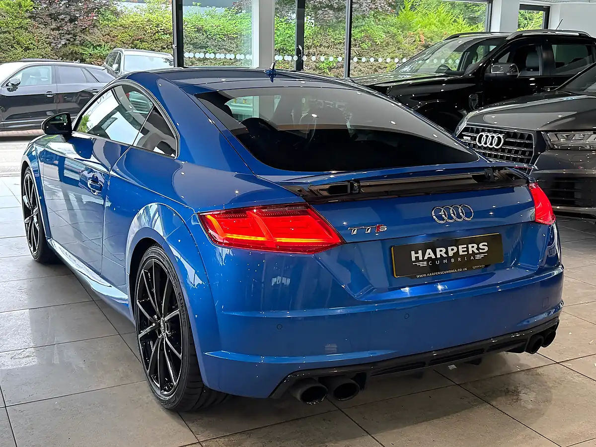 Used 2018 Audi Tts Black Edition Blue - Interior and Exterior details 14