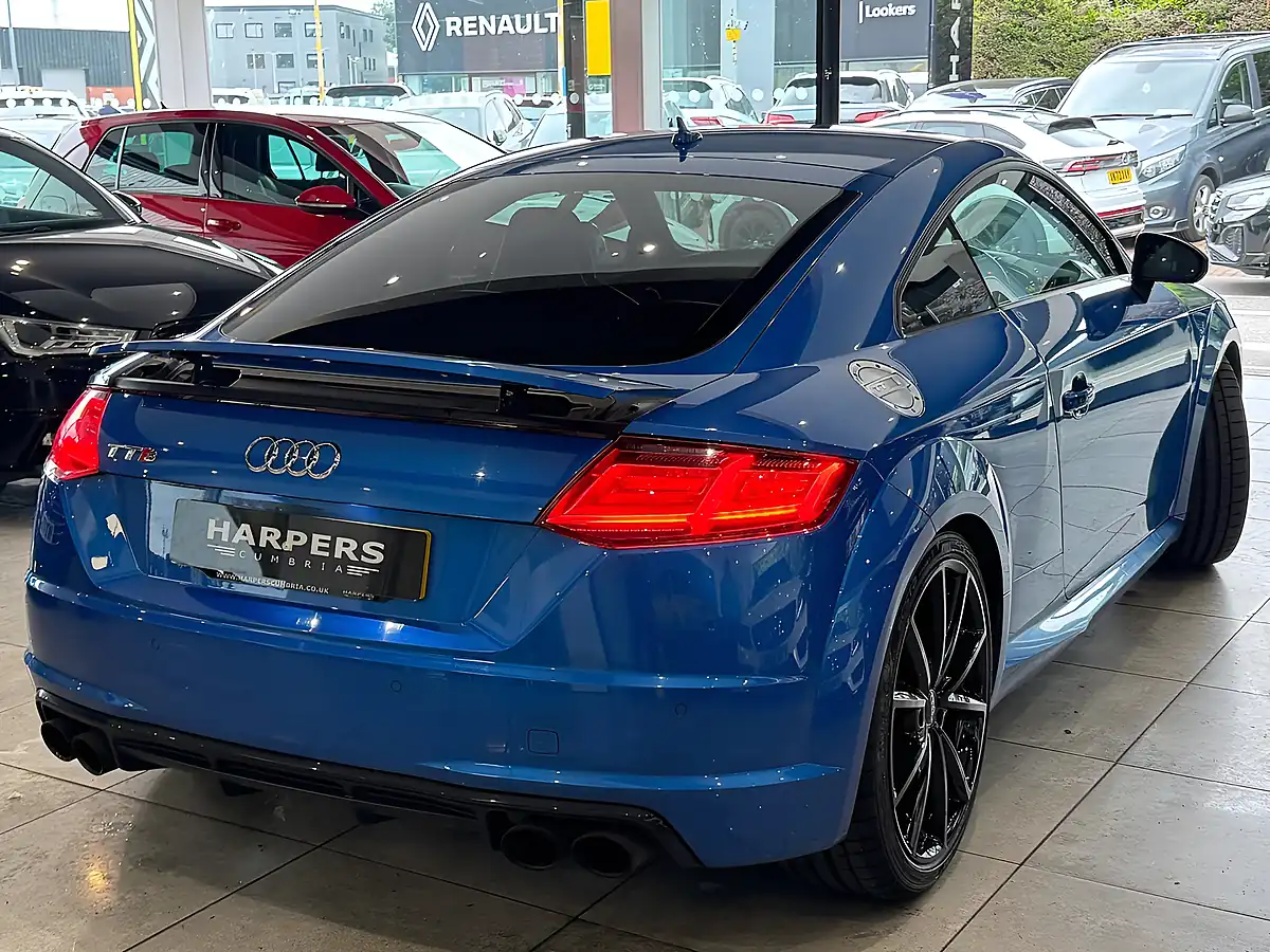 Used 2018 Audi Tts Black Edition Blue - Interior and Exterior details 2