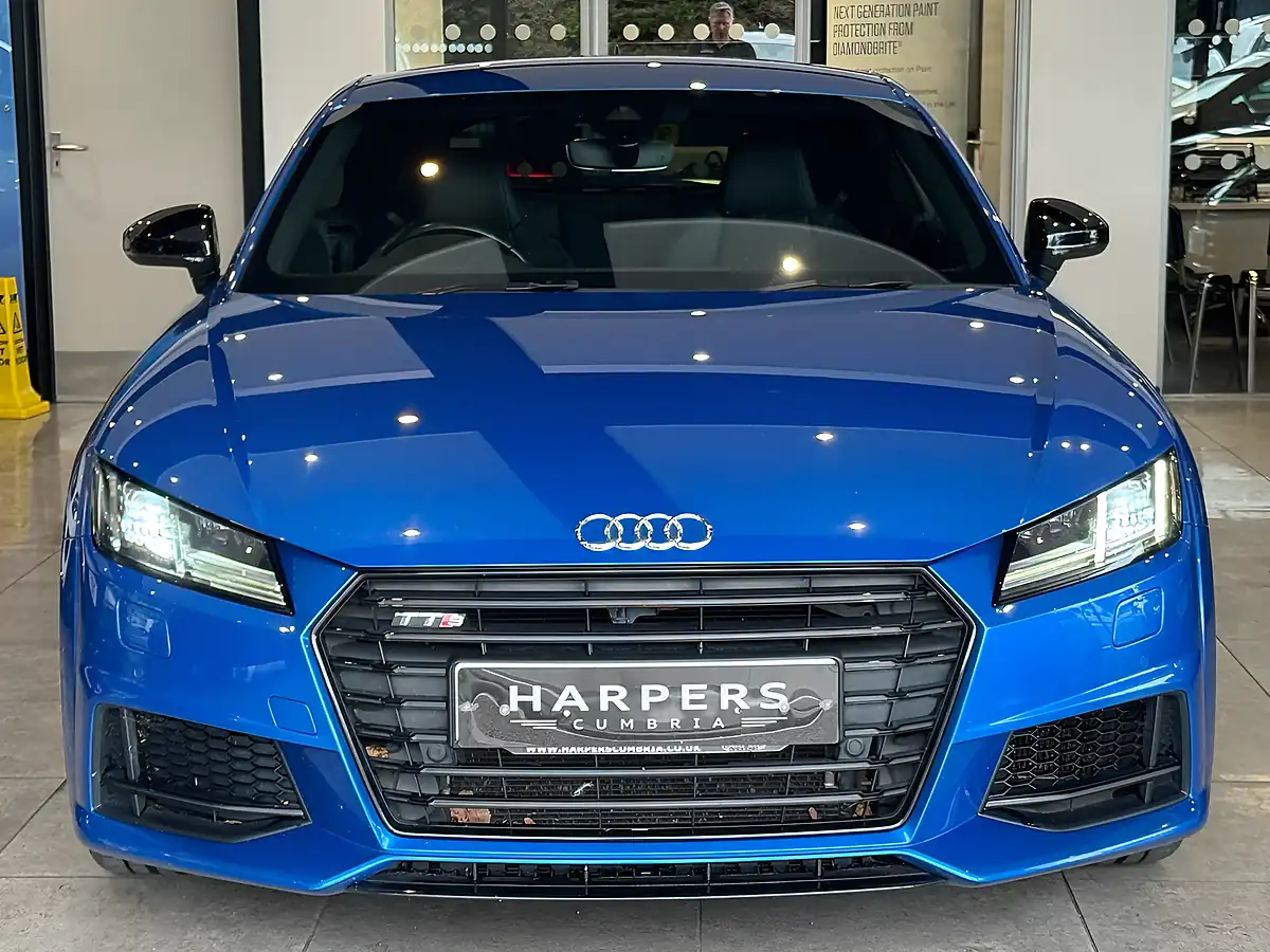 Used 2018 Audi Tts Black Edition Blue - Interior and Exterior details 3