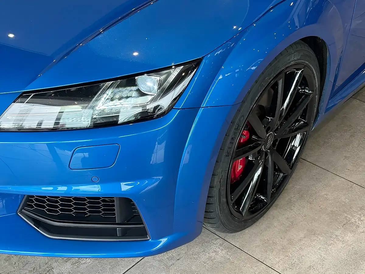 Used 2018 Audi Tts Black Edition Blue - Interior and Exterior details 4
