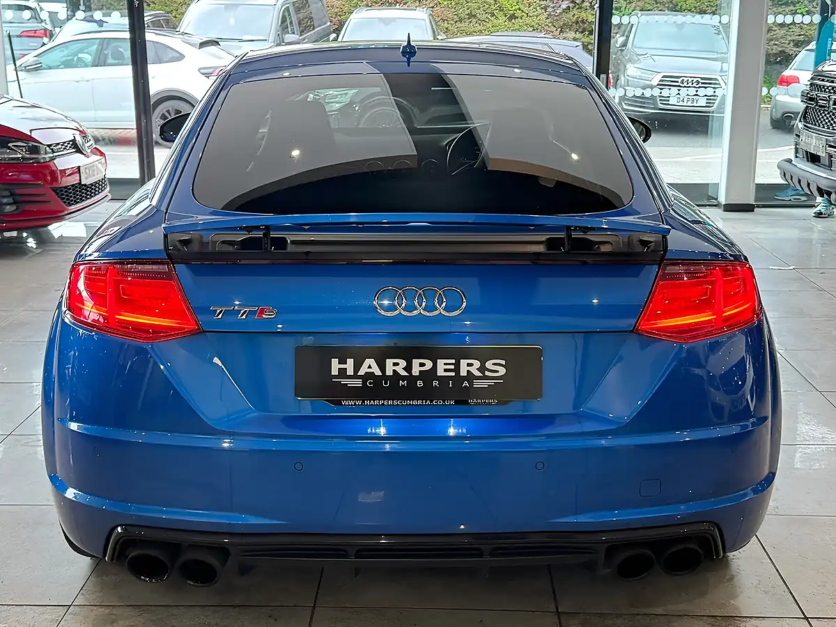 Used 2018 Audi Tts Black Edition Blue - Interior and Exterior details 5