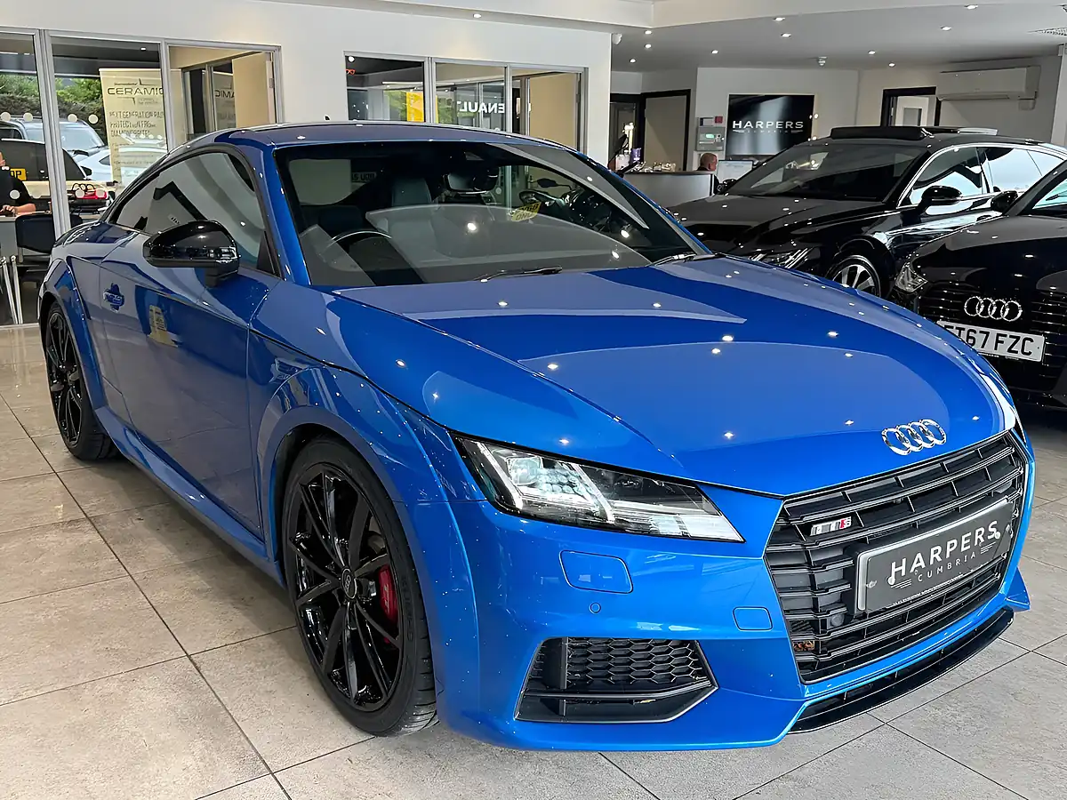 Used 2018 Audi Tts Black Edition Blue - Interior and Exterior details 9