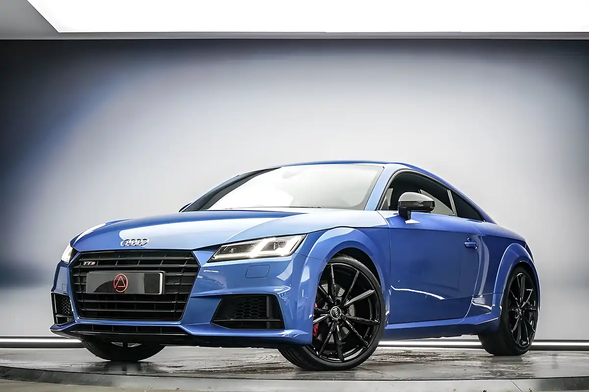 Used 2018 Audi Tts Black Edition Blue - Front View