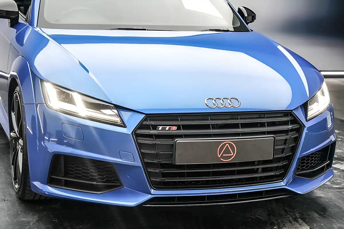 Used 2018 Audi Tts Black Edition Blue - Interior and Exterior details 11