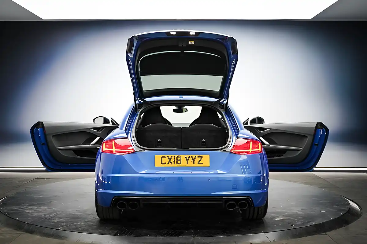 Used 2018 Audi Tts Black Edition Blue - Interior and Exterior details 14