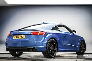 Used 2018 Audi Tts Black Edition Blue - Interior and Exterior details 3