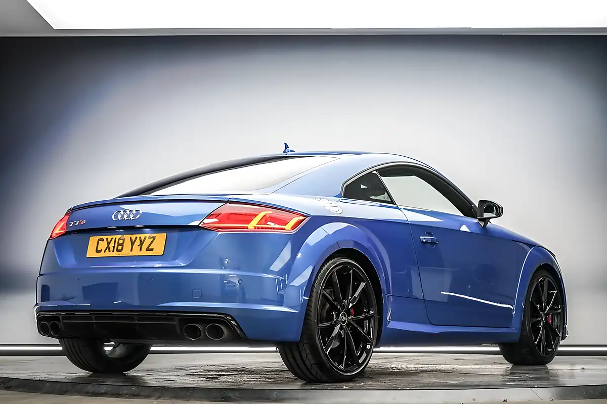 Used 2018 Audi Tts Black Edition Blue - Interior and Exterior details 3