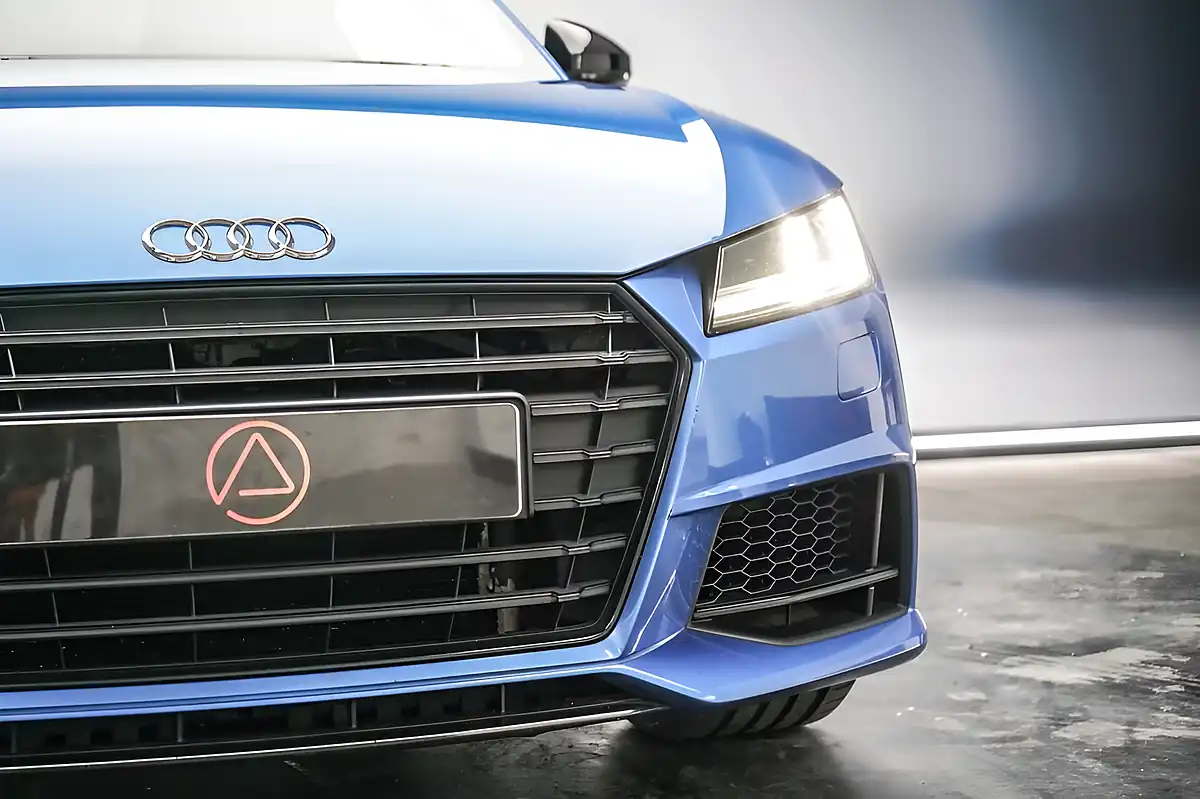 Used 2018 Audi Tts Black Edition Blue - Interior and Exterior details 4