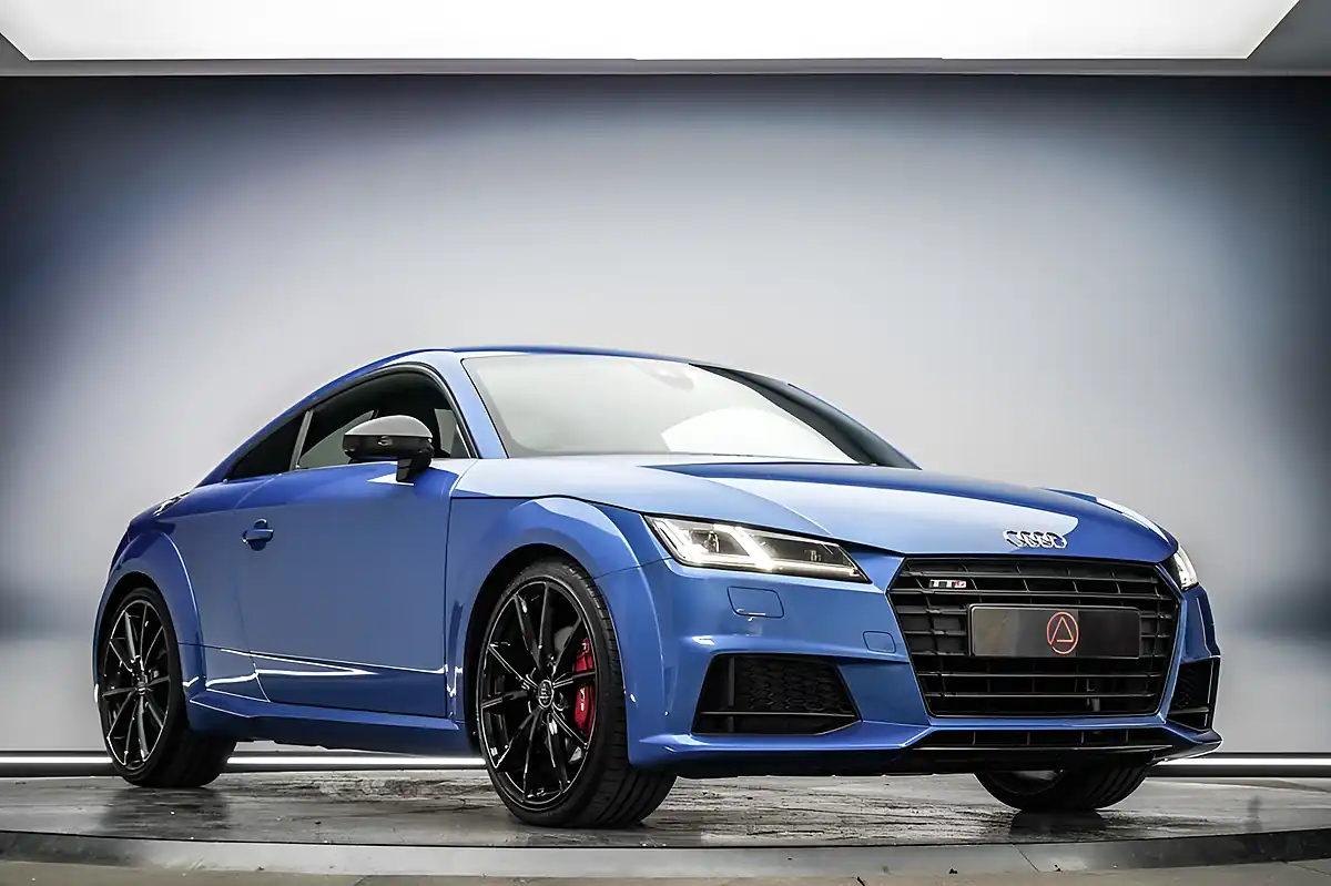 Used 2018 Audi Tts Black Edition Blue - Interior and Exterior details 5