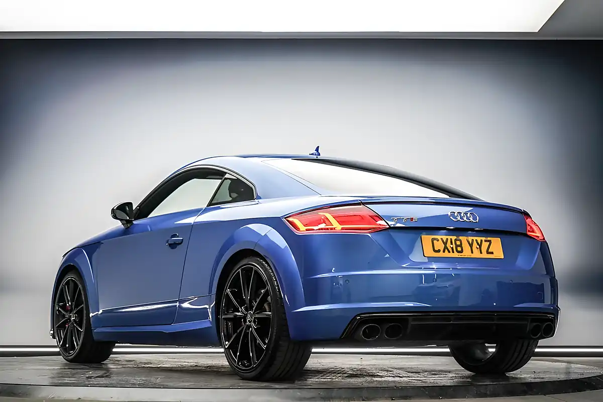 Used 2018 Audi Tts Black Edition Blue - Interior and Exterior details 7
