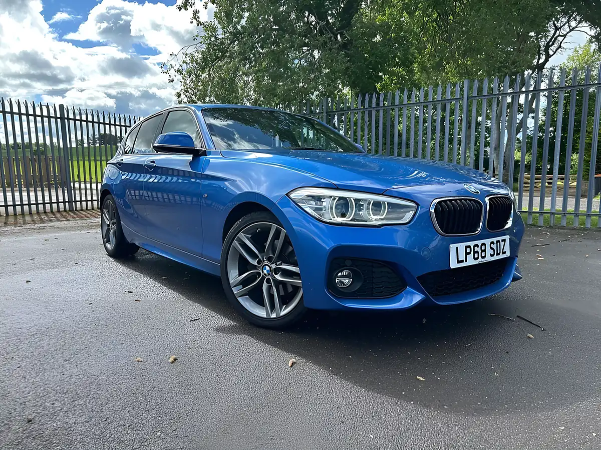 Used 2018 BMW 1 Series M Sport Blue - Front View