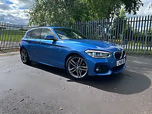 Used 2018 BMW 1 Series M Sport Blue - Interior and Exterior details 2