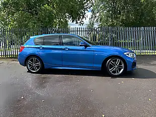 Used 2018 BMW 1 Series M Sport Blue - Interior and Exterior details 3