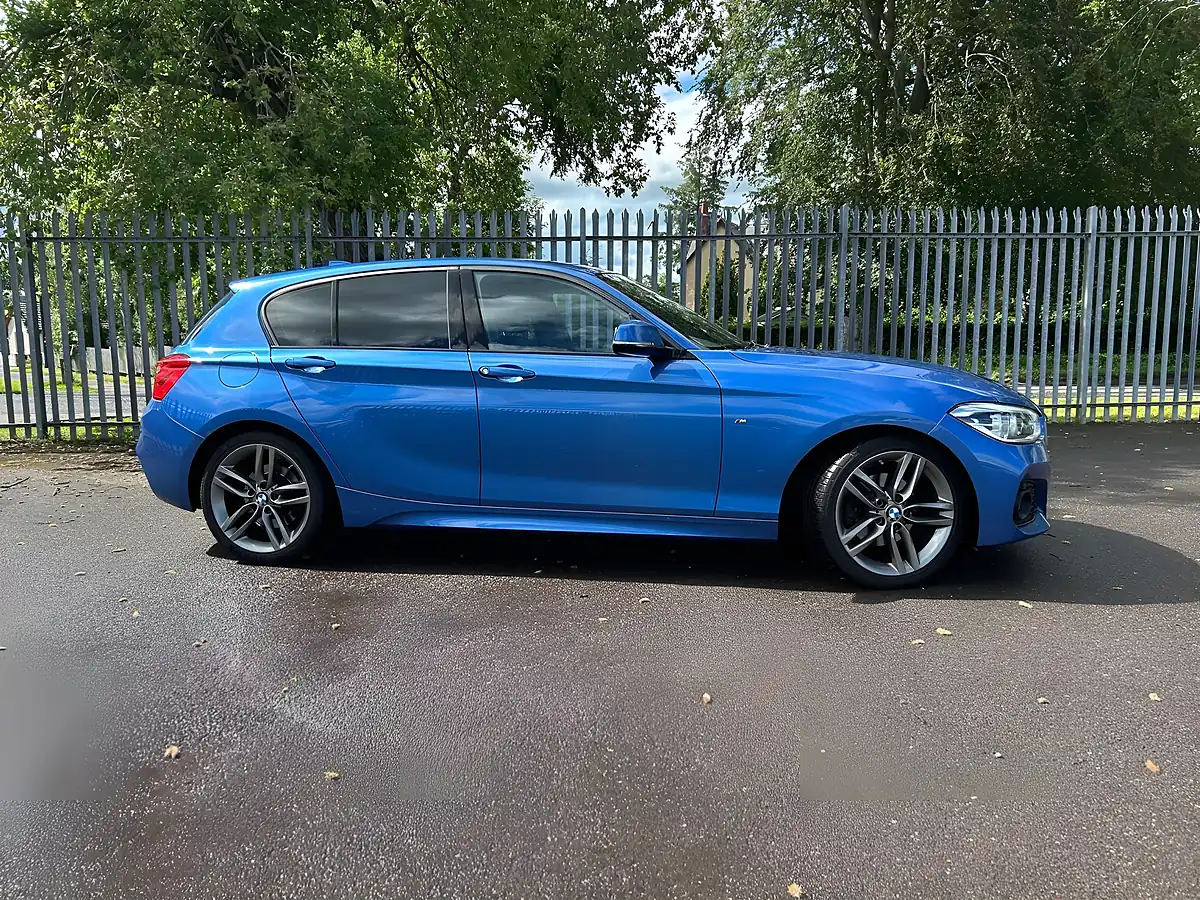 Used 2018 BMW 1 Series M Sport Blue - Interior and Exterior details 3