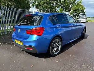Used 2018 BMW 1 Series M Sport Blue - Interior and Exterior details 4