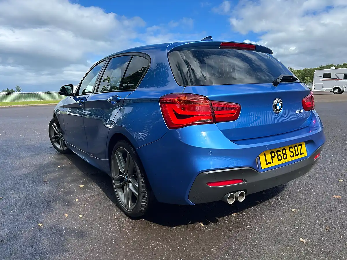 Used 2018 BMW 1 Series M Sport Blue - Interior and Exterior details 5