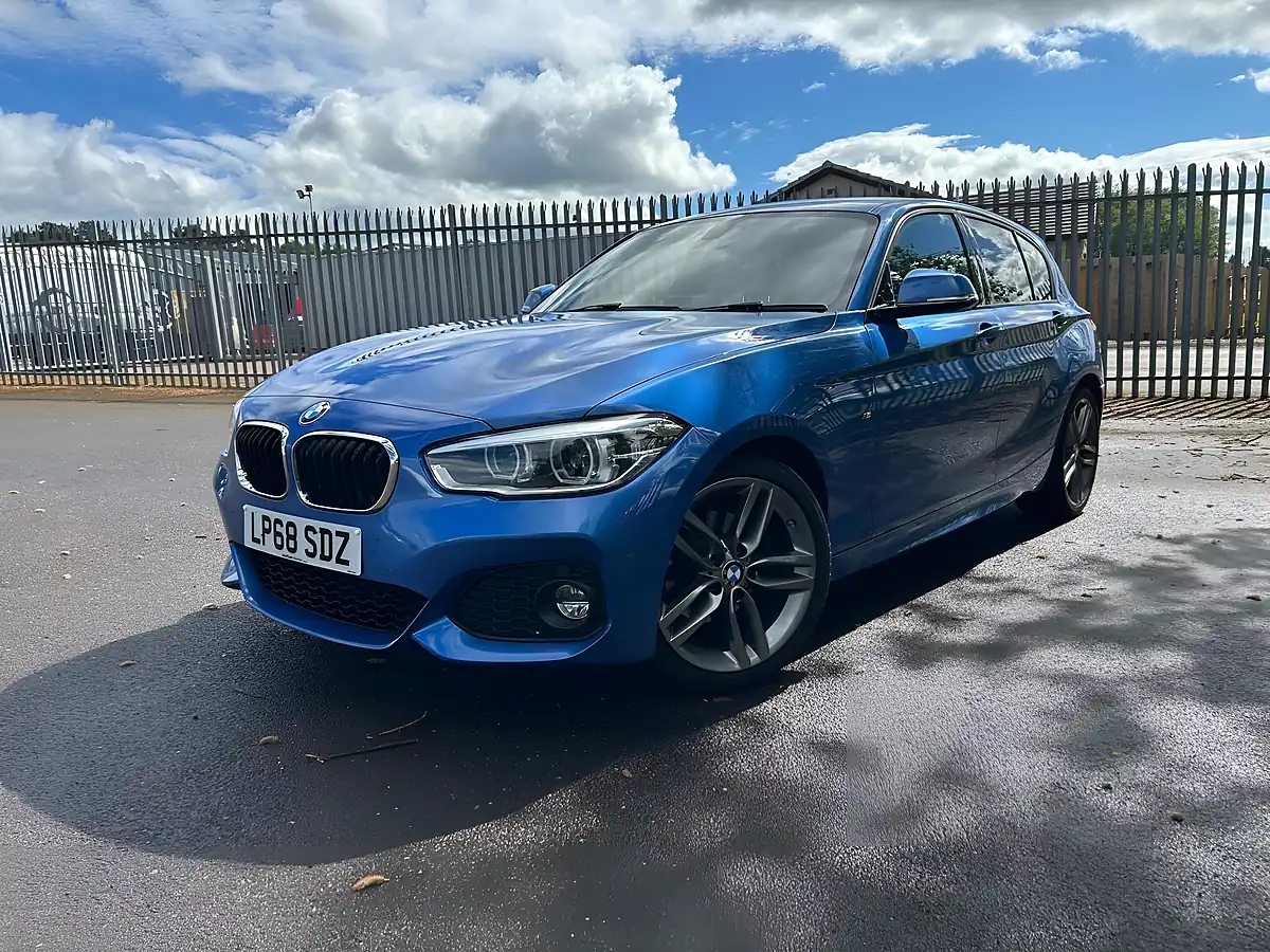 Used 2018 BMW 1 Series M Sport Blue - Interior and Exterior details 6
