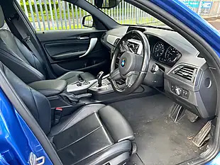 Used 2018 BMW 1 Series M Sport Blue - Interior and Exterior details 8