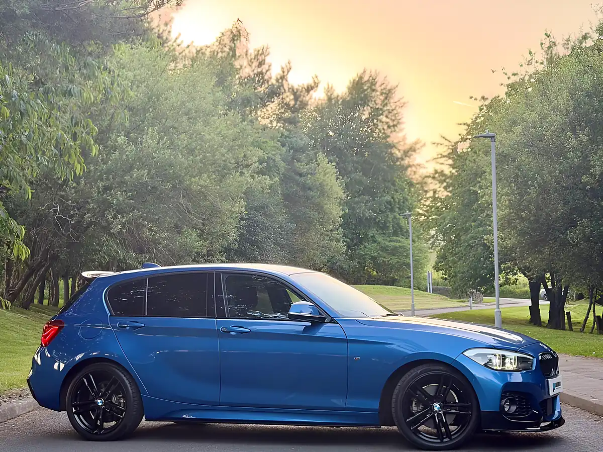 Used 2018 BMW 1 Series M Sport Blue - Front View