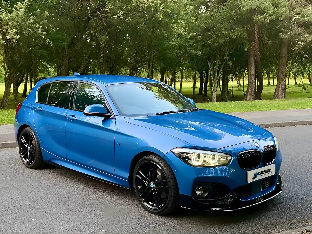 Used 2018 BMW 1 Series M Sport Blue - Interior and Exterior details 12