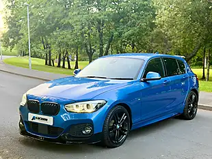 Used 2018 BMW 1 Series M Sport Blue - Interior and Exterior details 13
