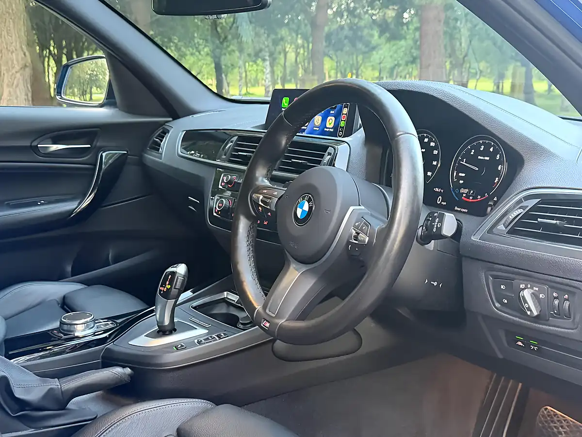 Used 2018 BMW 1 Series M Sport Blue - Interior and Exterior details 16