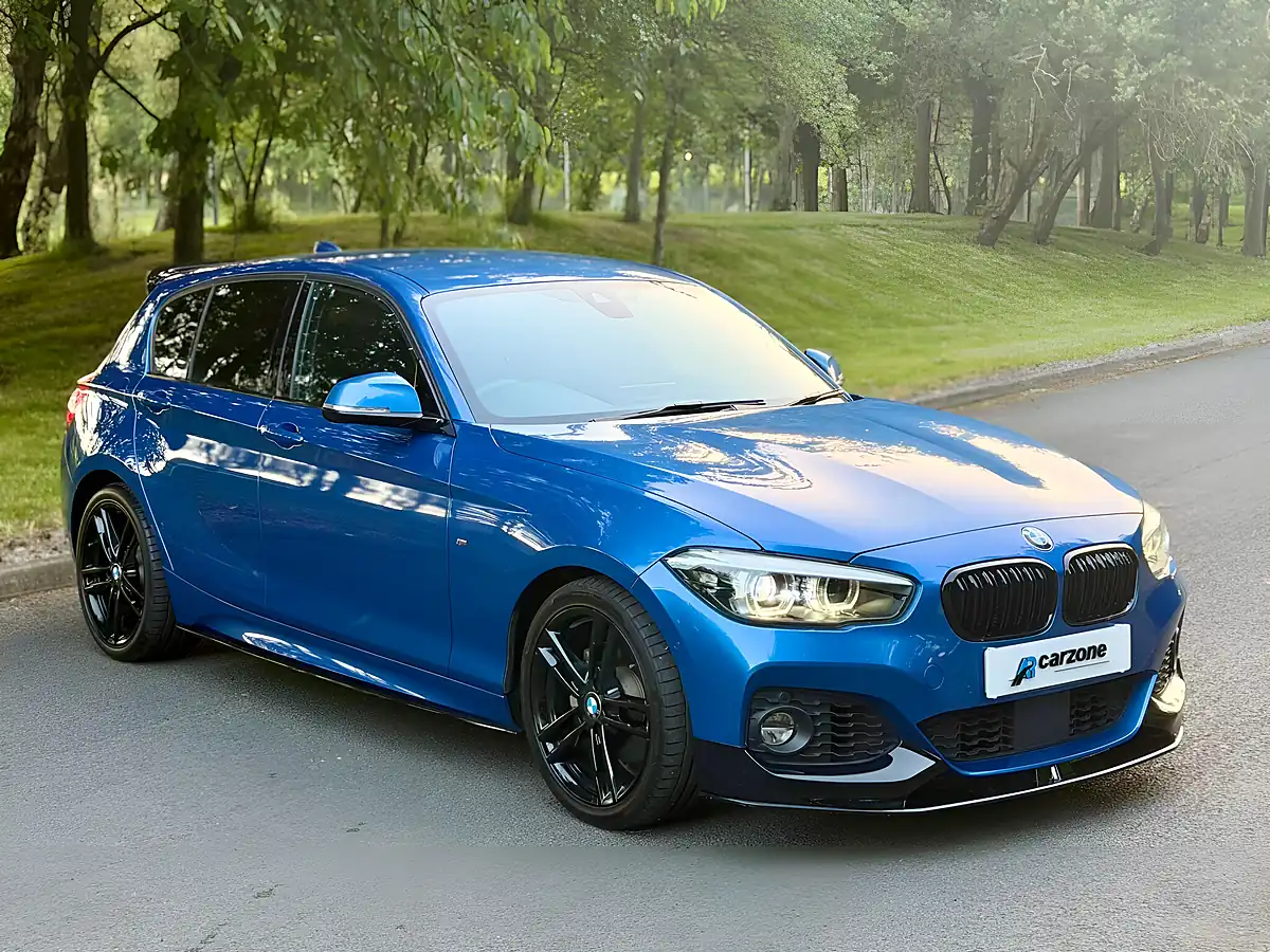 Used 2018 BMW 1 Series M Sport Blue - Interior and Exterior details 5
