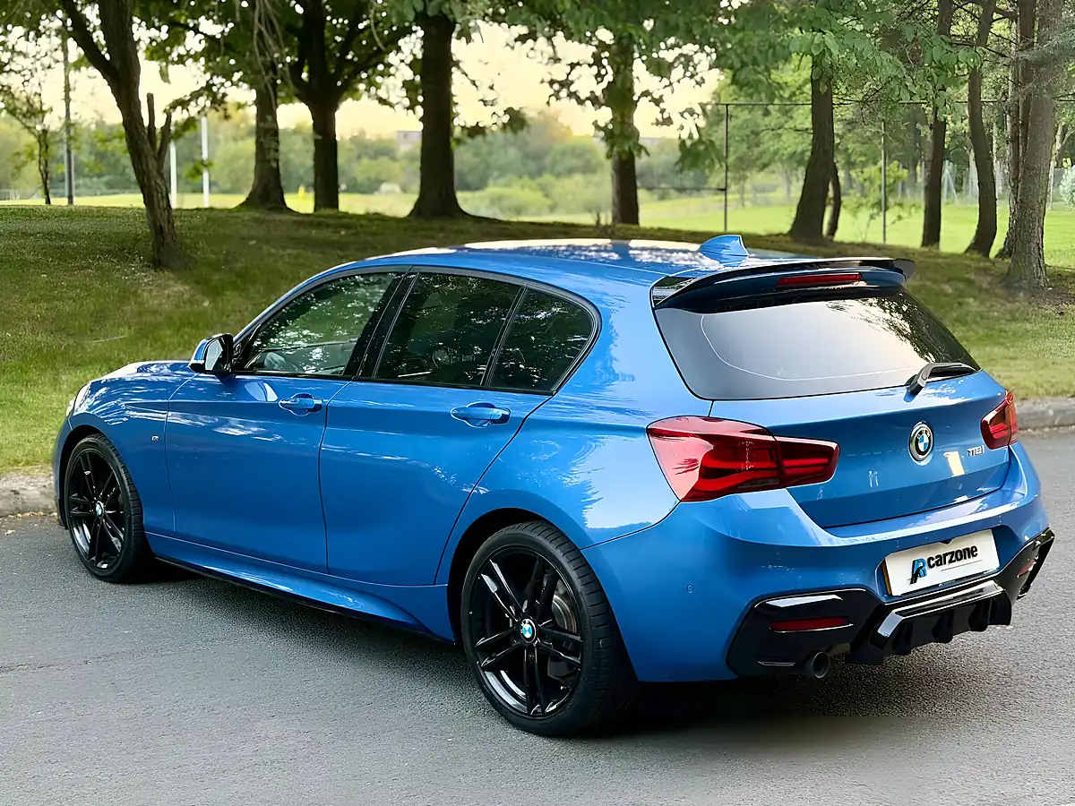 Used 2018 BMW 1 Series M Sport Blue - Interior and Exterior details 9