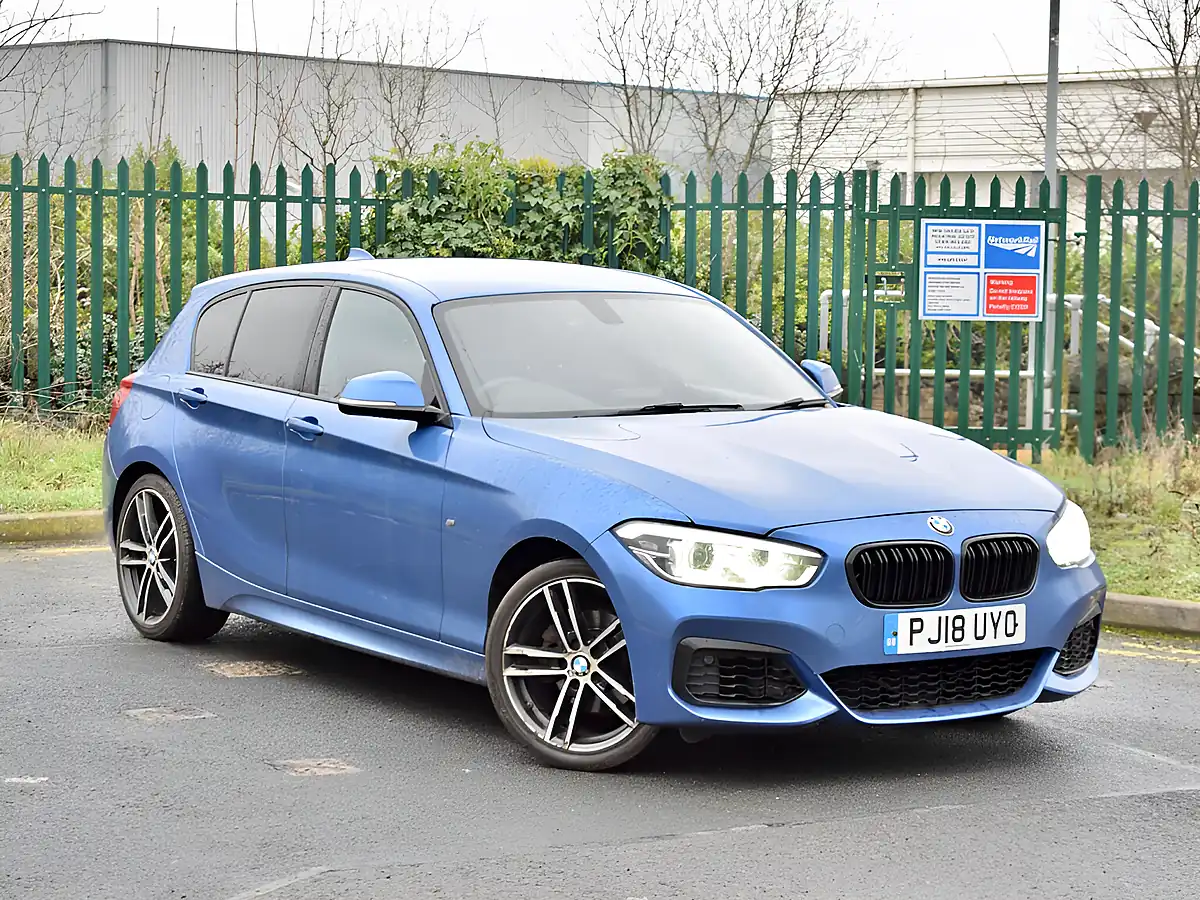 Used 2018 BMW 1 Series M Sport Blue - Front View