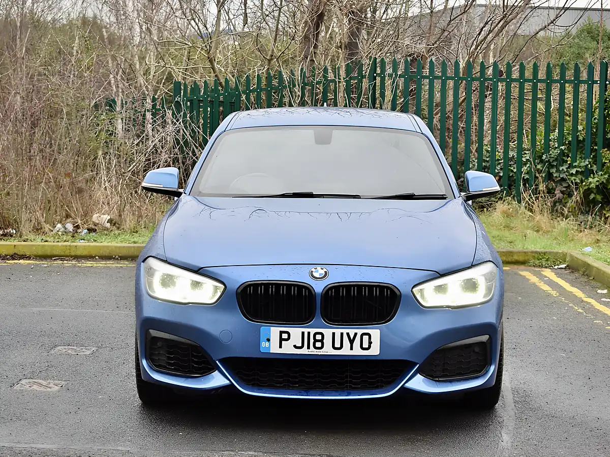 Used 2018 BMW 1 Series M Sport Blue - Interior and Exterior details 2