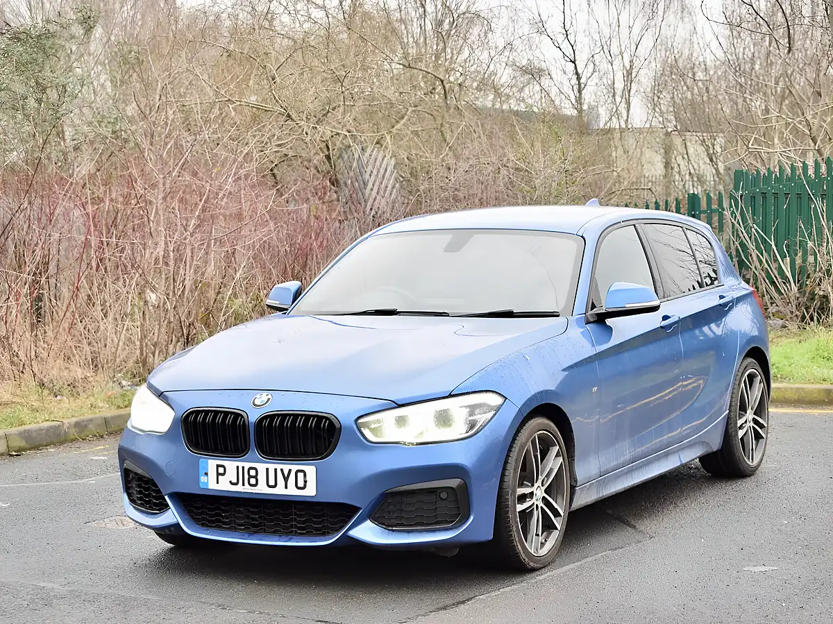 Used 2018 BMW 1 Series M Sport Blue - Interior and Exterior details 3