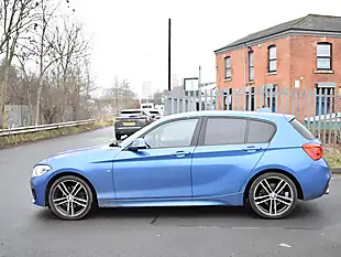 Used 2018 BMW 1 Series M Sport Blue - Interior and Exterior details 4