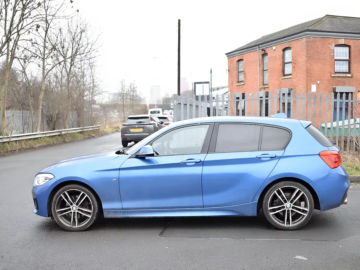 Used 2018 BMW 1 Series M Sport Blue - Interior and Exterior details 4