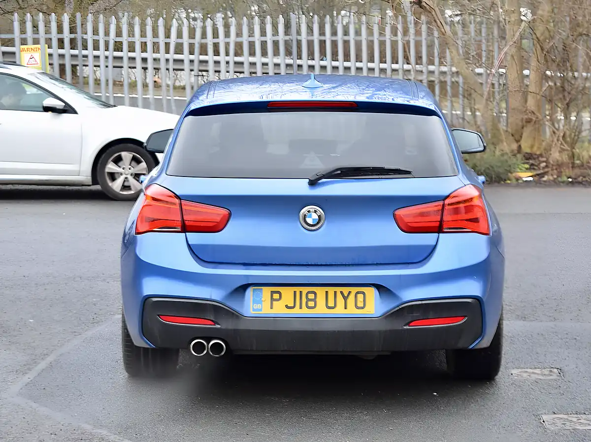 Used 2018 BMW 1 Series M Sport Blue - Interior and Exterior details 6