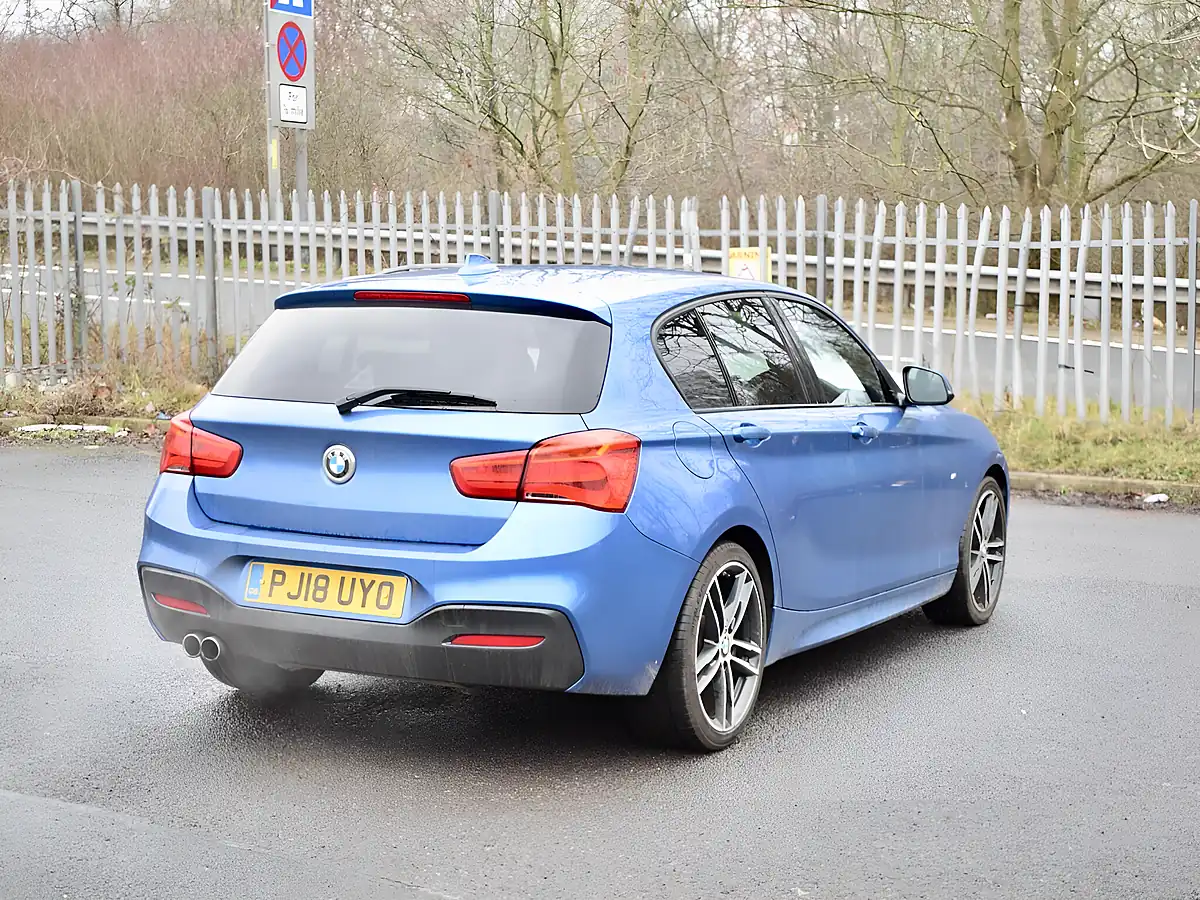 Used 2018 BMW 1 Series M Sport Blue - Interior and Exterior details 9