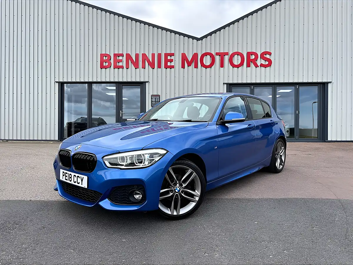 Used 2018 BMW 1 Series M Sport Blue - Front View