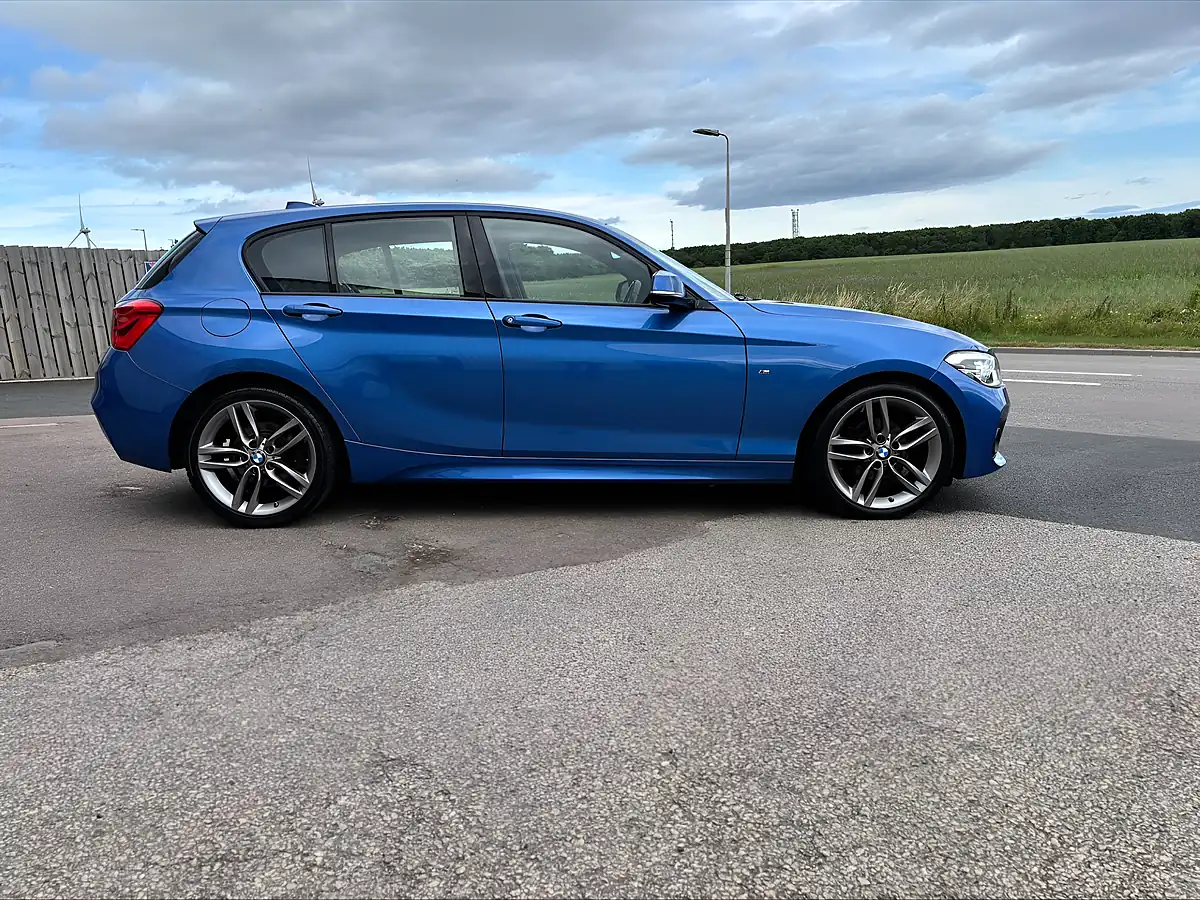 Used 2018 BMW 1 Series M Sport Blue - Interior and Exterior details 10