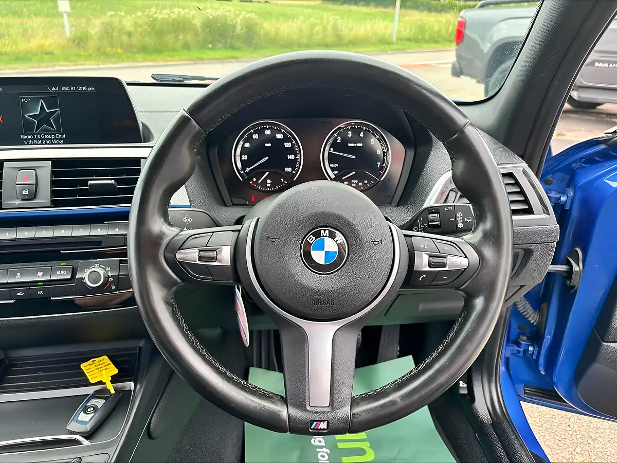 Used 2018 BMW 1 Series M Sport Blue - Interior and Exterior details 13