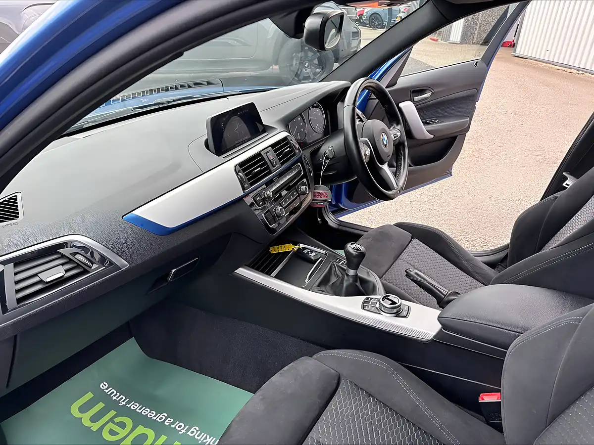 Used 2018 BMW 1 Series M Sport Blue - Interior and Exterior details 15